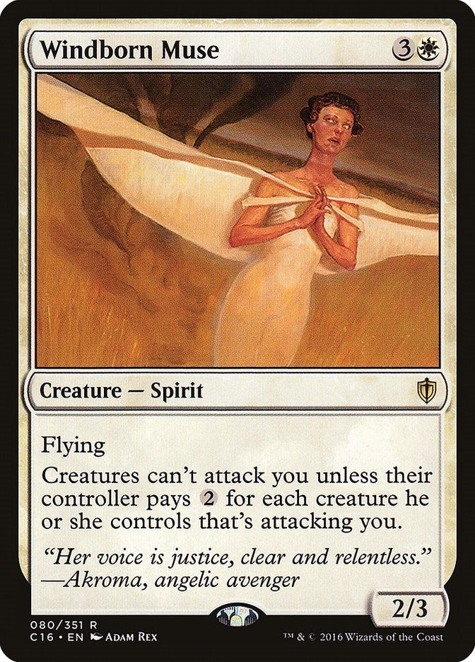 Image for Windborn Muse (Commander 2016) (80) - Magic: The Gathering