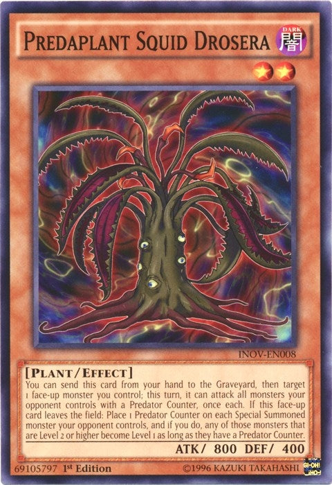 Image for Predaplant Squid Drosera (Invasion: Vengeance) (INOV-EN008) - YuGiOh