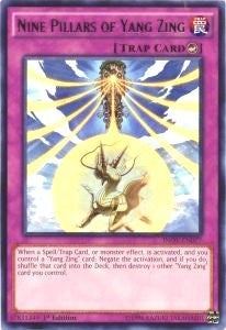 Image for Nine Pillars of Yang Zing (Invasion: Vengeance) (INOV-EN077) - YuGiOh
