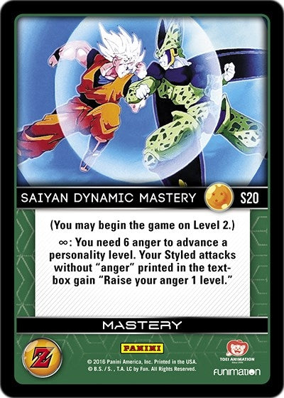 Image for Saiyan Dynamic Mastery (High Tech Foil) (Panini: Awakening) (S20) - Dragon Ball Z TCG