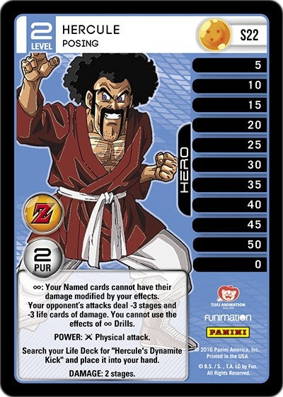 Image for Hercule - Posing (High Tech Foil) (Panini: Awakening) (S22) - Dragon Ball Z TCG