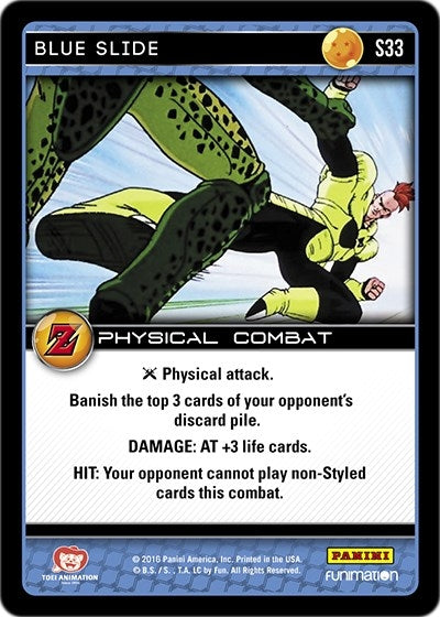 Image for Blue Slide (Panini: Awakening) (S33) - Dragon Ball Z TCG