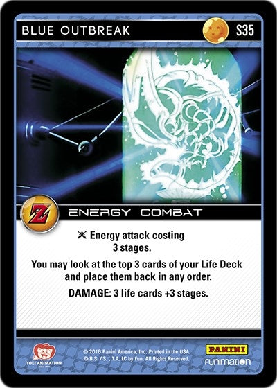 Image for Blue Outbreak (Panini: Awakening) (S35) - Dragon Ball Z TCG