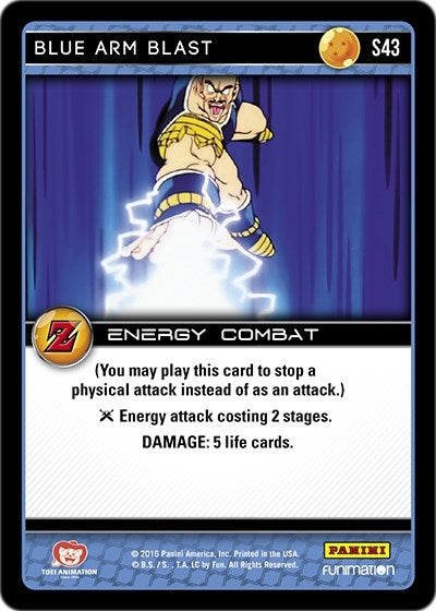 Image for Blue Arm Blast (Panini: Awakening) (S43) - Dragon Ball Z TCG