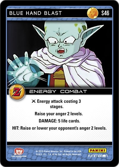 Image for Blue Hand Blast (Panini: Awakening) (S46) - Dragon Ball Z TCG