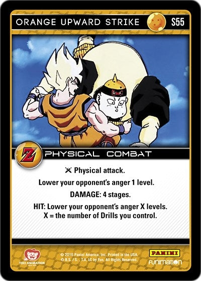 Image for Orange Upward Strike (Panini: Awakening) (S55) - Dragon Ball Z TCG