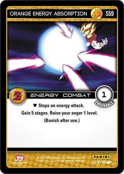 Image for Orange Energy Absorption (Panini: Awakening) (S59) - Dragon Ball Z TCG