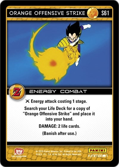 Image for Orange Offensive Strike (Panini: Awakening) (S61) - Dragon Ball Z TCG
