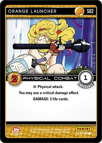 Image for Orange Launcher (Panini: Awakening) (S62) - Dragon Ball Z TCG