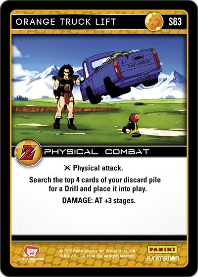 Image for Orange Truck Lift (Panini: Awakening) (S63) - Dragon Ball Z TCG