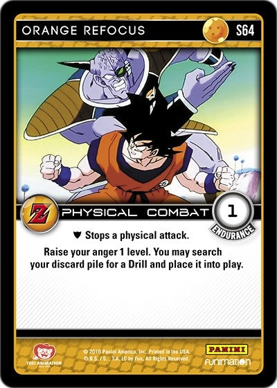 Image for Orange Refocus (Panini: Awakening) (S64) - Dragon Ball Z TCG