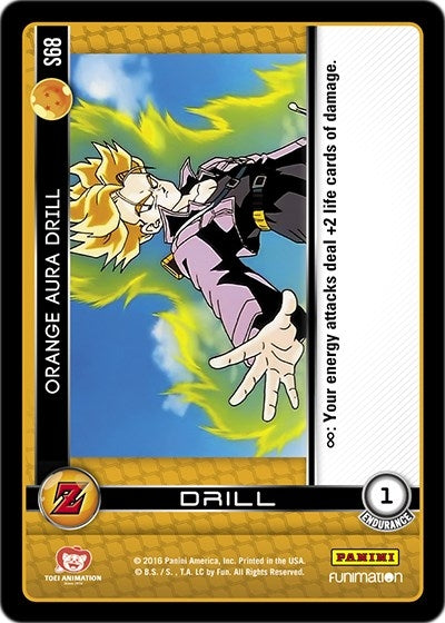 Image for Orange Aura Drill (Panini: Awakening) (S68) - Dragon Ball Z TCG