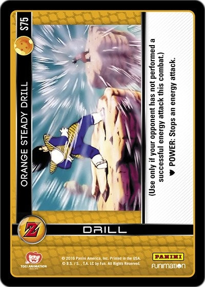Image for Orange Steady Drill (Panini: Awakening) (S75) - Dragon Ball Z TCG