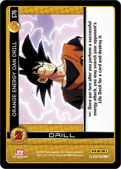 Image for Orange Energy Dan Drill (Panini: Awakening) (S76) - Dragon Ball Z TCG
