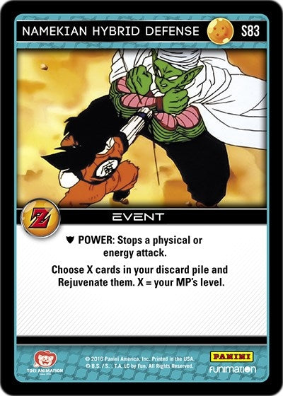 Image for Namekian Hybrid Defense (Panini: Awakening) (S83) - Dragon Ball Z TCG