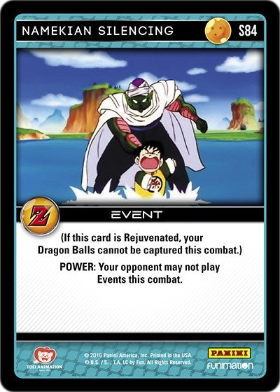 Image for Namekian Silencing (Panini: Awakening) (S84) - Dragon Ball Z TCG