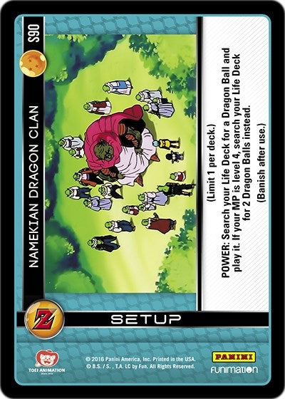Image for Namekian Dragon Clan (Panini: Awakening) (S90) - Dragon Ball Z TCG
