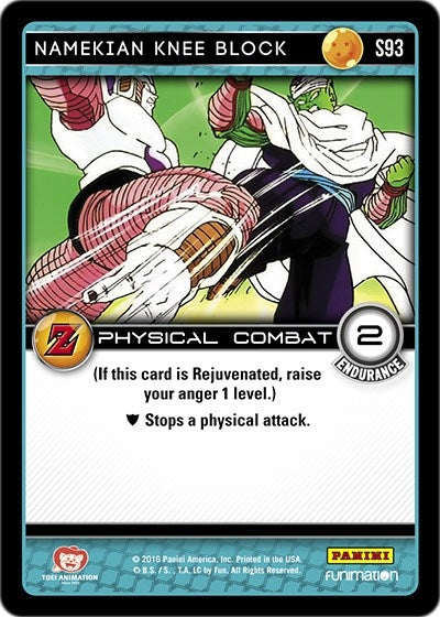 Image for Namekian Knee Block (Panini: Awakening) (S93) - Dragon Ball Z TCG