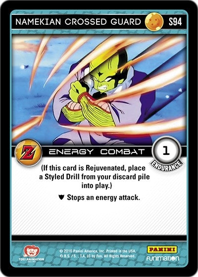 Image for Namekian Crossed Guard (Panini: Awakening) (S94) - Dragon Ball Z TCG