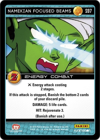 Image for Namekian Focused Beams (Panini: Awakening) (S97) - Dragon Ball Z TCG