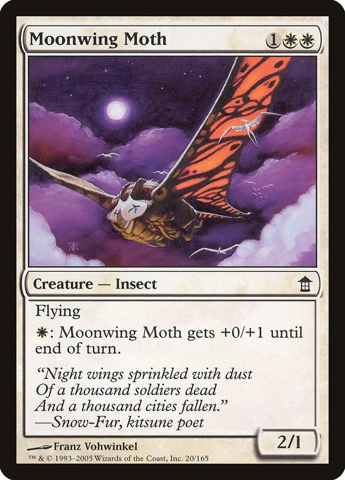 Image for Moonwing Moth (Saviors of Kamigawa) (20) - Magic: The Gathering
