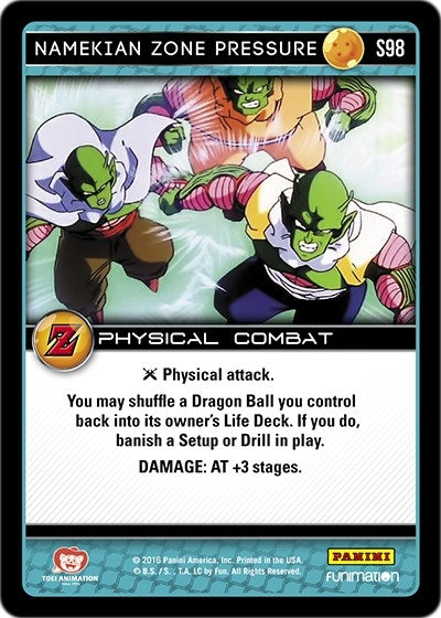 Image for Namekian Zone Pressure (Panini: Awakening) (S98) - Dragon Ball Z TCG