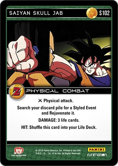 Image for Saiyan Skull Jab (Panini: Awakening) (S102) - Dragon Ball Z TCG