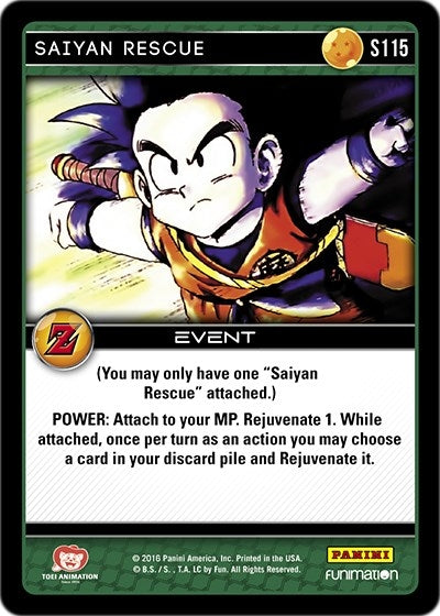 Image for Saiyan Rescue (Panini: Awakening) (S115) - Dragon Ball Z TCG