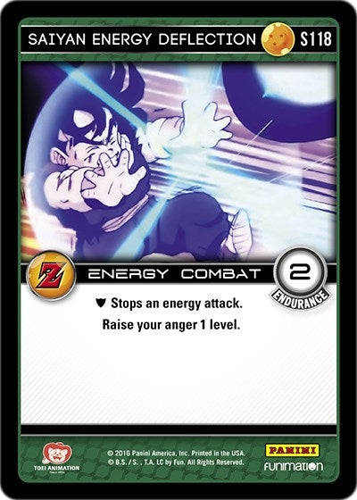 Image for Saiyan Energy Deflection (Panini: Awakening) (S118) - Dragon Ball Z TCG