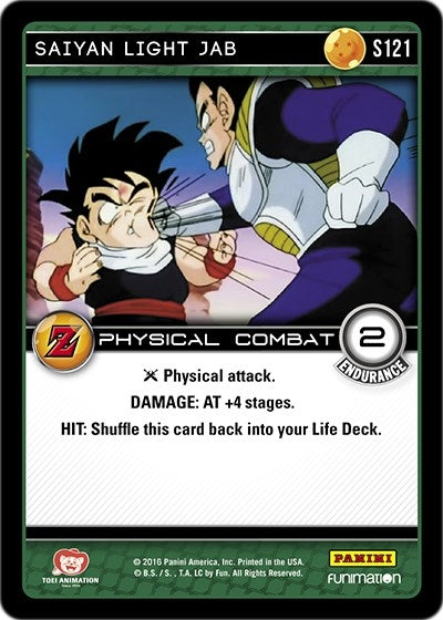 Image for Saiyan Light Jab (Panini: Awakening) (S121) - Dragon Ball Z TCG