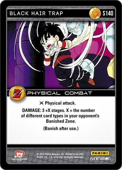 Image for Black Hair Trap (Panini: Awakening) (S140) - Dragon Ball Z TCG