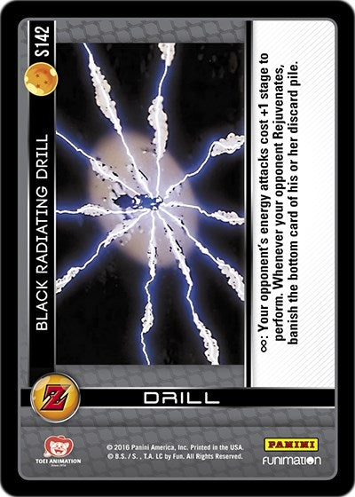 Image for Black Radiating Drill (Panini: Awakening) (S142) - Dragon Ball Z TCG