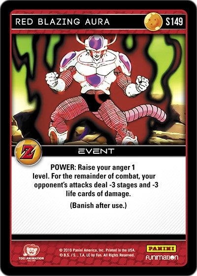 Image for Red Blazing Aura (Panini: Awakening) (S149) - Dragon Ball Z TCG