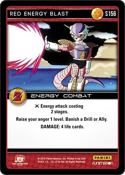 Image for Red Energy Blast (Panini: Awakening) (S156) - Dragon Ball Z TCG