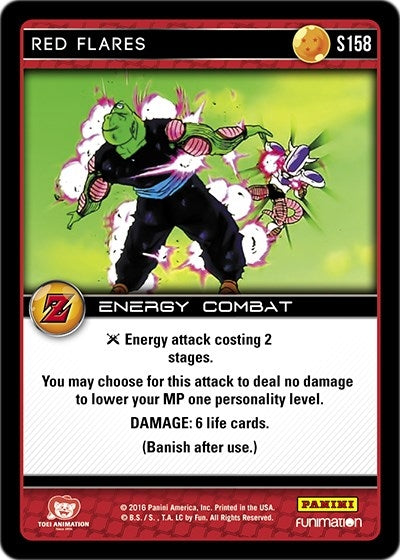 Image for Red Flares (Panini: Awakening) (S158) - Dragon Ball Z TCG
