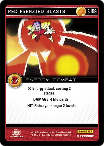 Image for Red Frenzied Blasts (Panini: Awakening) (S159) - Dragon Ball Z TCG