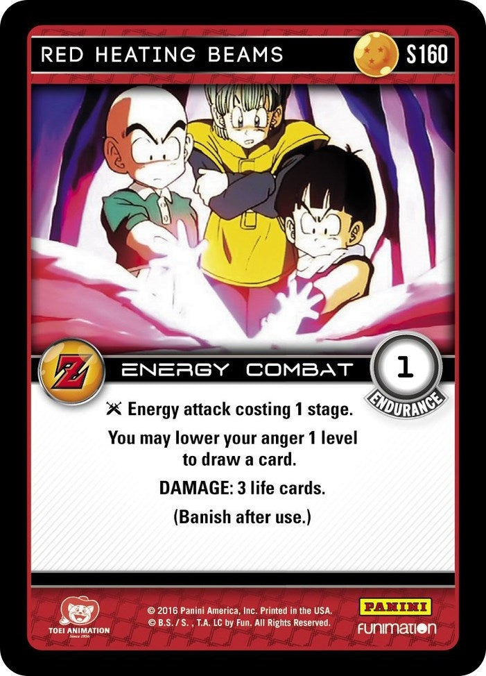 Image for Red Heating Beams (Panini: Awakening) (S160) - Dragon Ball Z TCG