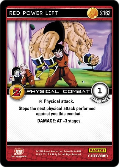 Image for Red Power Lift (Panini: Awakening) (S162) - Dragon Ball Z TCG
