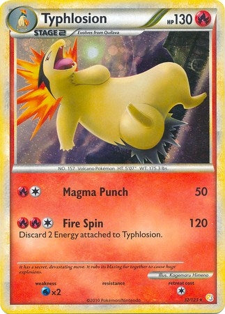 Image for Typhlosion - 32/123 (Cosmos Holo) (Deck Exclusives) (032/123) - Pokemon