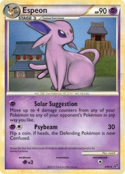 Image for Espeon - 2/90 (HGSS Undaunted) (Deck Exclusives) (002/090) - Pokemon
