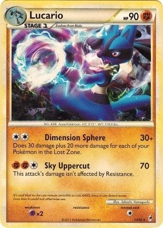 Image for Lucario - 14/95 (Cracked Ice Holo) (Deck Exclusives) (014/095) - Pokemon