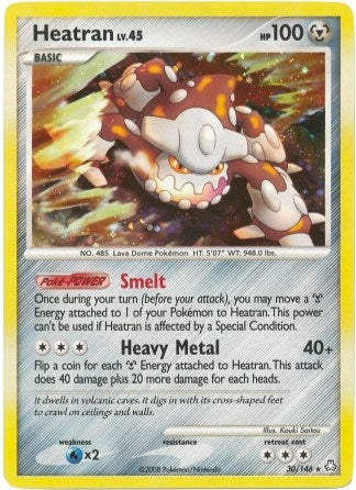 Image for Heatran - 30/146 (DP Legends Awakened) (Deck Exclusives) (030/146) - Pokemon