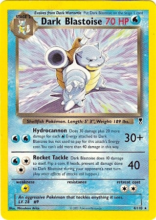 Image for Dark Blastoise - 4/110 (WotC Legendary Collection) (Deck Exclusives) (004/110) - Pokemon