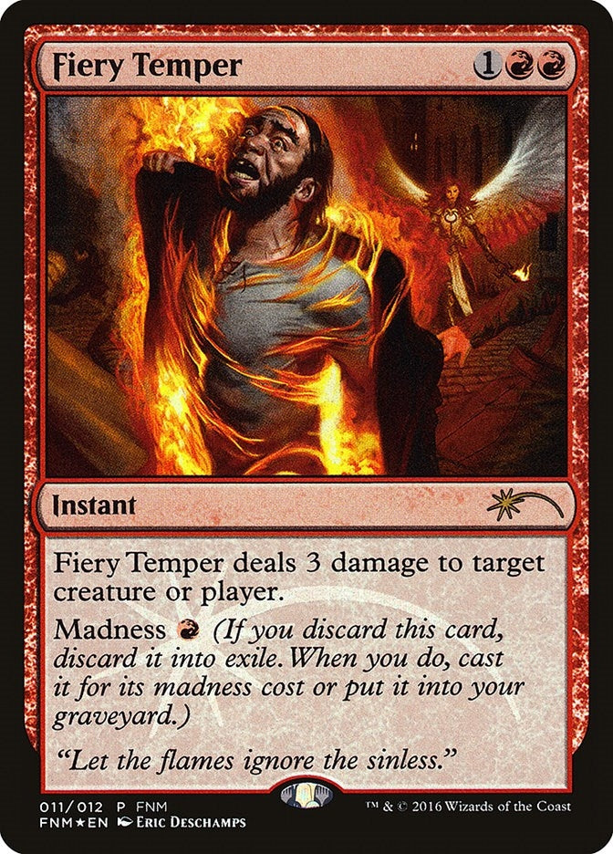 Image for Fiery Temper (FNM Promos) (11) - Magic: The Gathering