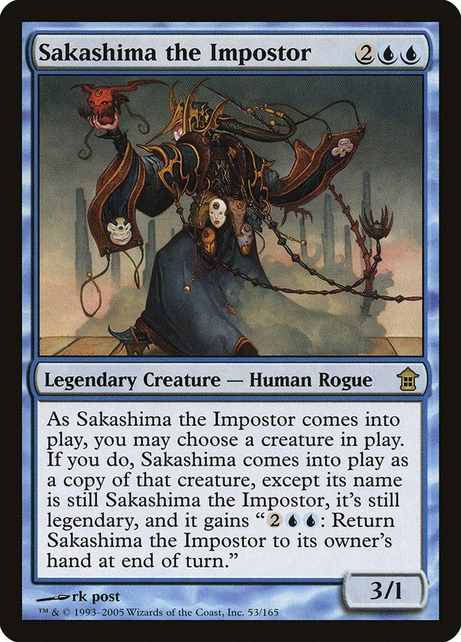 Image for Sakashima the Impostor (Saviors of Kamigawa) (53) - Magic: The Gathering