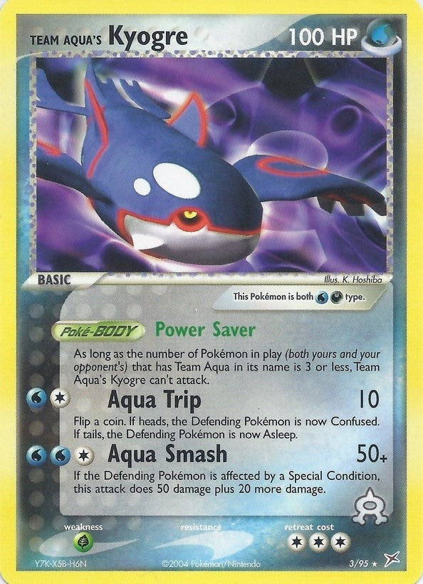 Image for Team Aqua's Kyogre - 3/95 (EX Team Magma vs Team Aqua) (Deck Exclusives) (003/095) - Pokemon