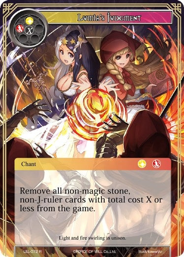 Image for Lumia's Judgment (Legacy Lost) (LEL-072) - Force of Will