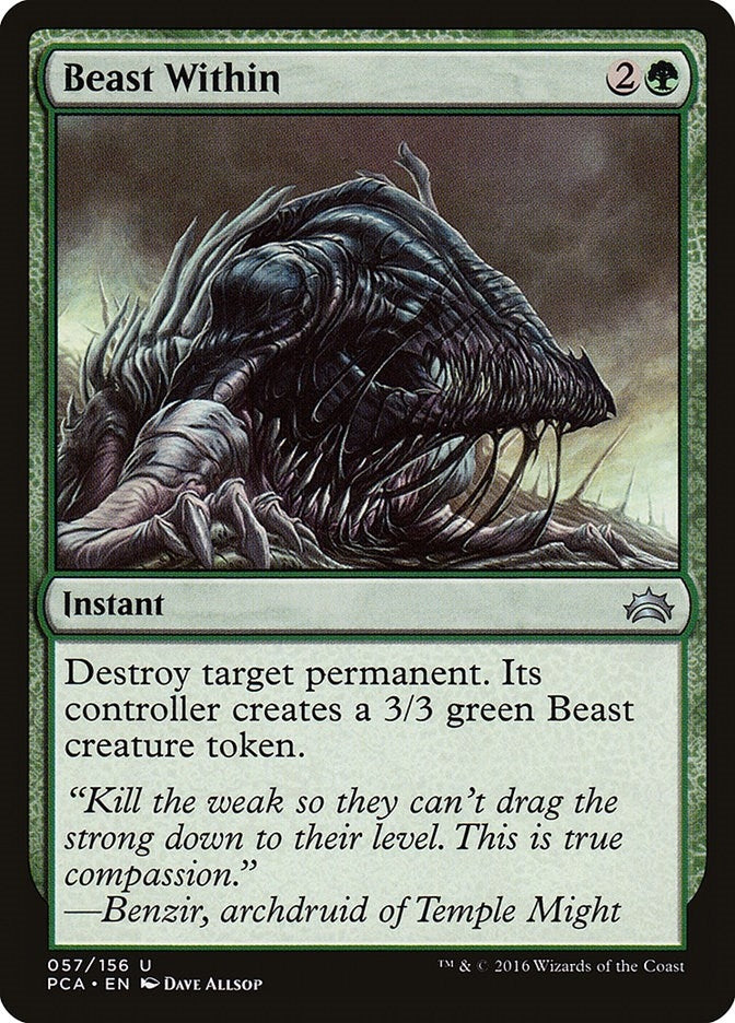 Image for Beast Within (Planechase Anthology) (57) - Magic: The Gathering
