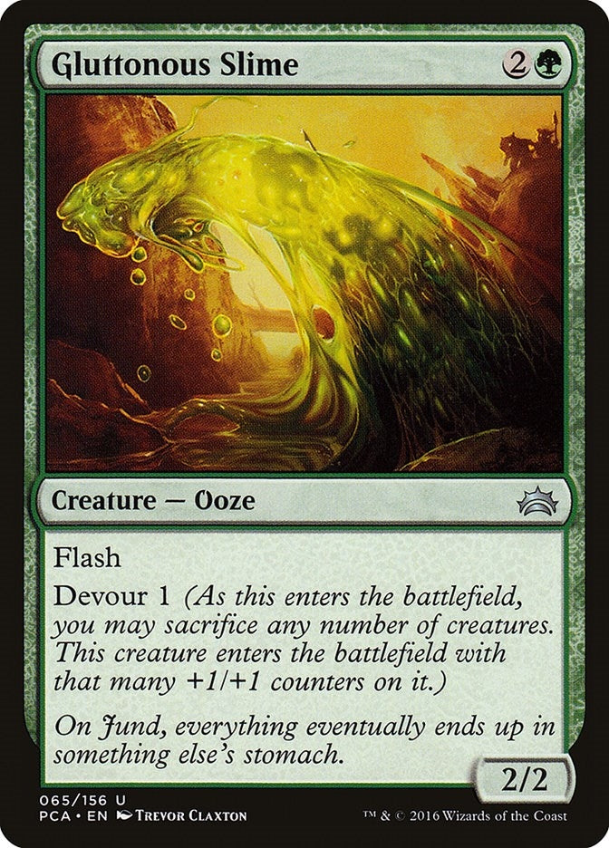 Image for Gluttonous Slime (Planechase Anthology) (65) - Magic: The Gathering