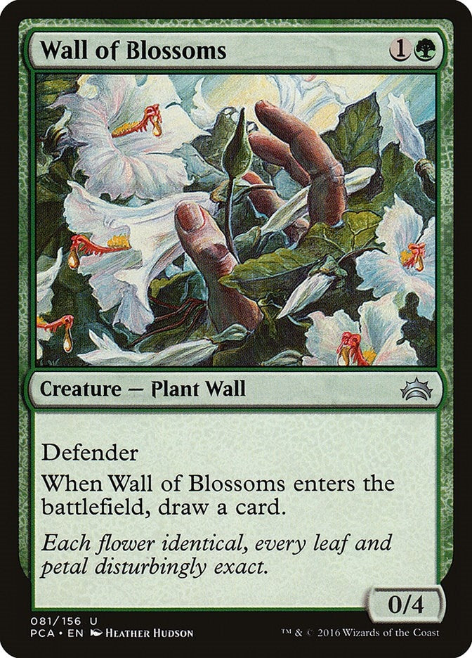 Image for Wall of Blossoms (Planechase Anthology) (81) - Magic: The Gathering
